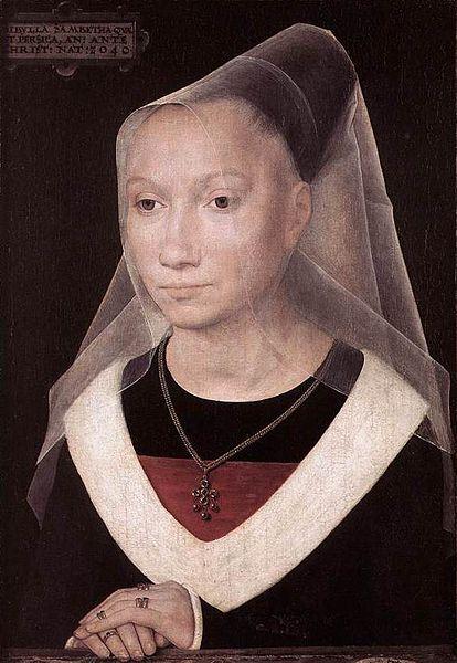 Hans Memling Portrait of a Young Woman oil painting image